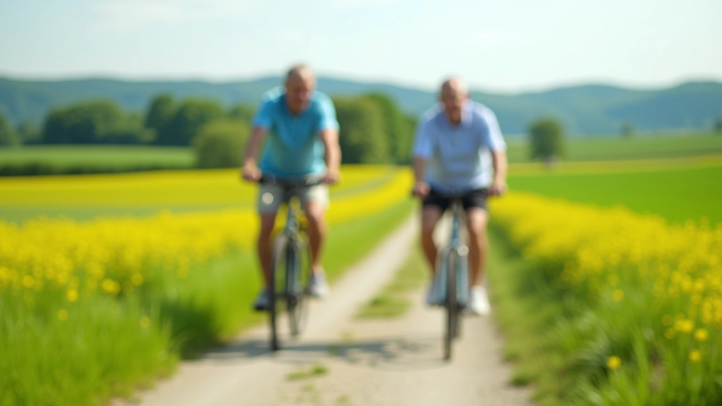 Prague-Vienna Greenway cycling route through rolling countryside